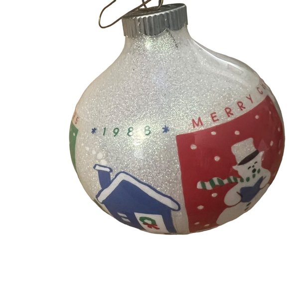 Vintage Hallmark 1988 Sparkling Glass Ornament - Picture 2 of 6